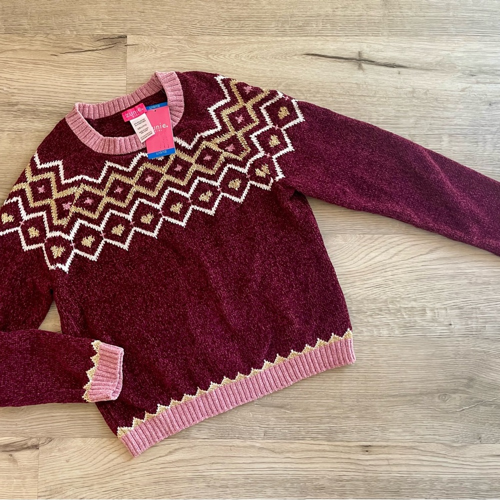 4/$25 | NWT | Zuni | Sweater for Girls | Large (10-12) - Picture 2 of 5